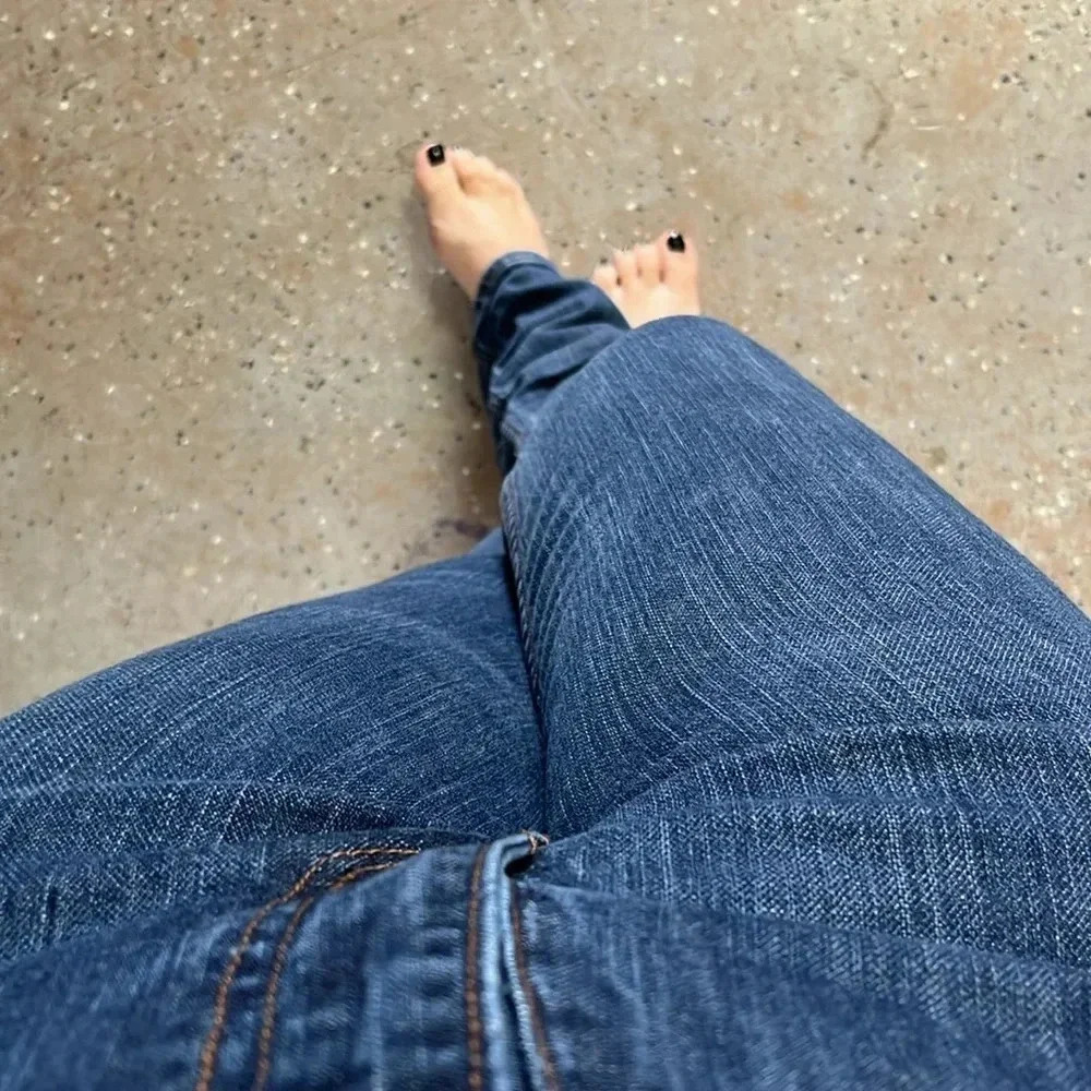 Badgley‎ Mischka American Glamour women’s denim jeans size 10 cotton blend jeans